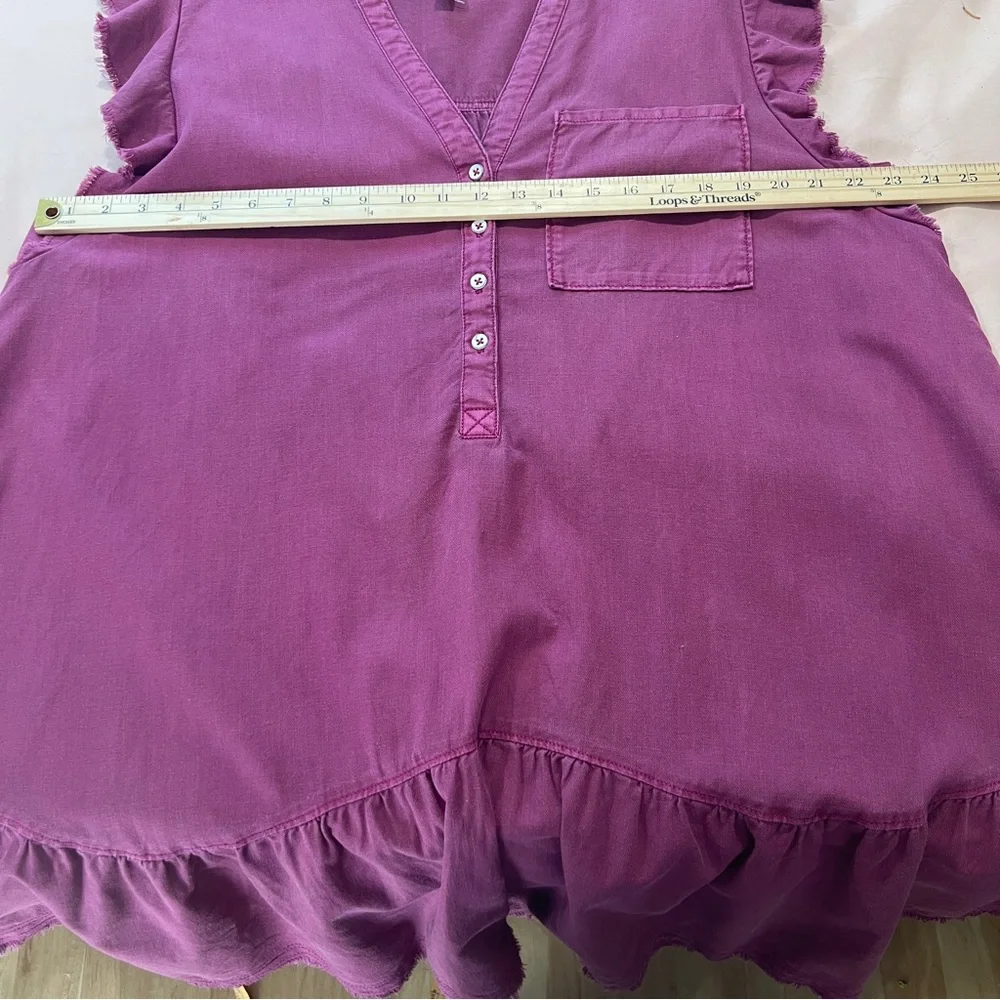 Anthropologie Pilcro Flounced Tunic Dress XL - Picture 15 of 15